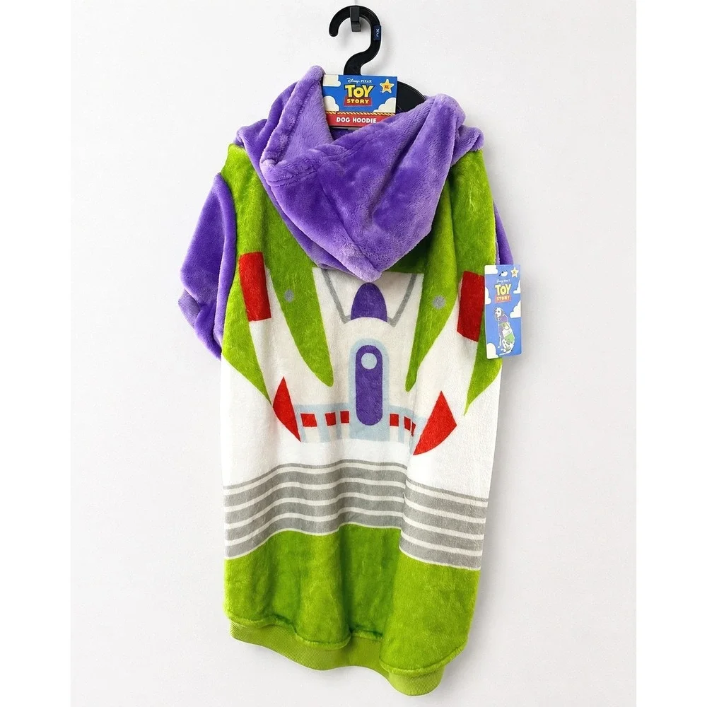 Disney Pixar Toy Story Buzz Lightyear Dog Hoodie Costume XL NWT